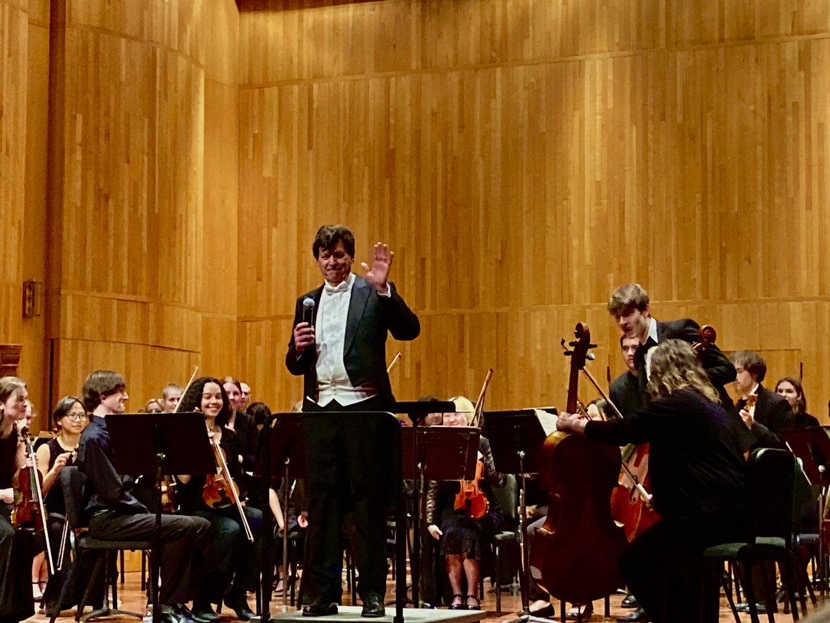 musicwooster's tweet photo. Director Jeffrey Lindberg and the Wooster Symphony Orchestra kicked off the spring semester with two fantastic concerts this weekend, featuring the premiere of Anna-Louise Walton’s “The Arrival.” https://t.co/N99GxIxiVB