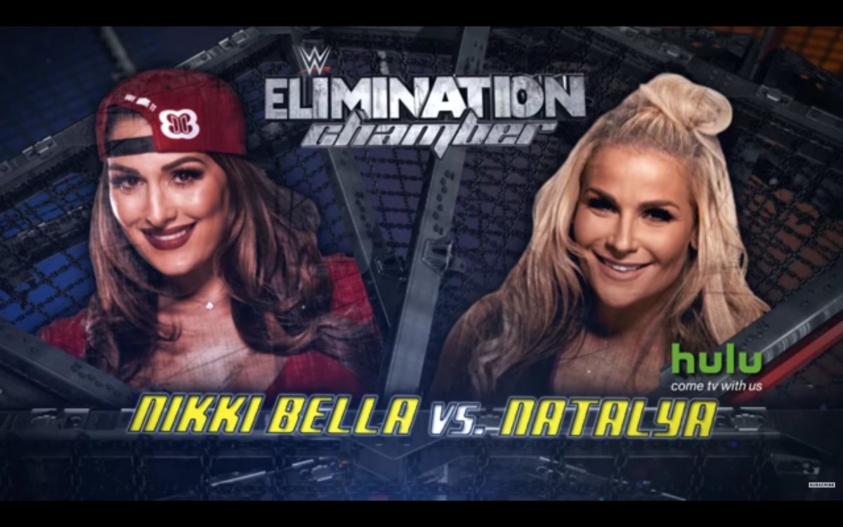 #TodayinWWEhistory 
February  12th 2017
WWE ELIMINATION CHAMBER 
NIKKI BELLA VS @NatbyNature https://t.co/c4lq7wOLBm