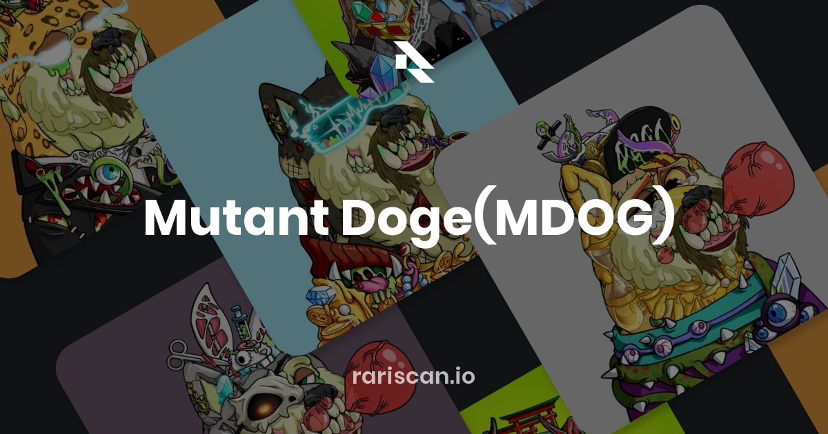 👾 Mutant Doge created by <a href="/DogeClub_NFT/">Doge Club</a> is ranked on Rariscan!

rariscan.io/collections/mu…

What rank of your Mutant Doge? Share in comments 👇

#NFT #NFTs #NFTCommunity #NFTartist