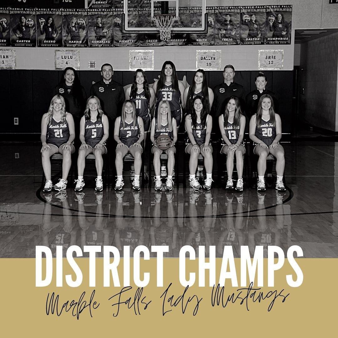 LadyMustangsBB's tweet photo. ICYMI… your Lady Stangs are District Champs!
Come watch these girls Monday night in their playoff game at Copperas Cove vs China Springs https://t.co/FiRaKJRjkd