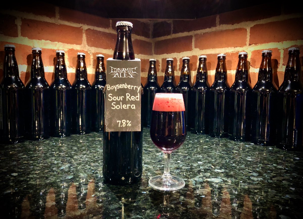 Lots of giveaways coming up! Next up, we’re giving away 16 bombers of Boysenberry Sour Red Solera to our email subscribers at dynamicales.com. Cheers and good luck!🍻
Boysenberry Sour Red Solera is a 7-year-old solera project barrel refermented on Boysenberries, 7.8% ABV.