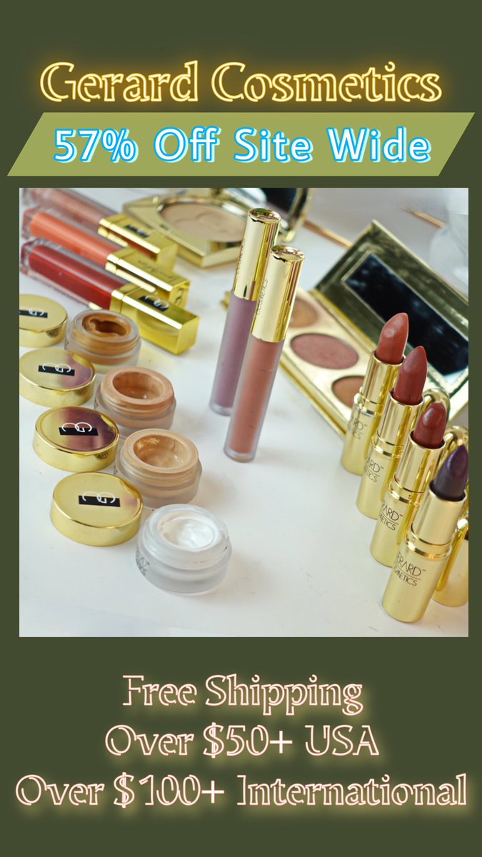 Hey Y’all!! Big Game about to start and wanted to share a quick reminder that <a href="/GerardCosmetics/">Gerard Cosmetics™</a> running 57% Off Site Wide!! Here’s some of my OG Favs I highly recommend !! ➡️ bit.ly/3sYebrc (affiliate) #SuperBowl2023 #superbowsale #beautysale