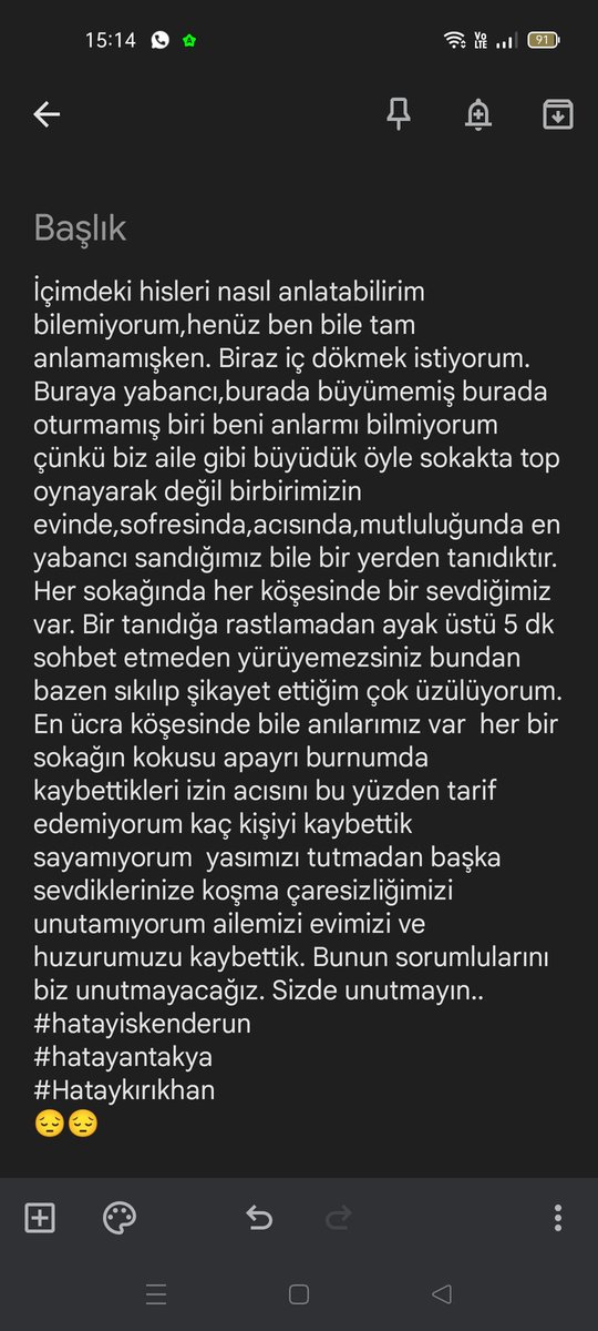 HacerSecil's tweet photo. 😔😔
#hatayiskenderun https://t.co/3AImZmKg0f