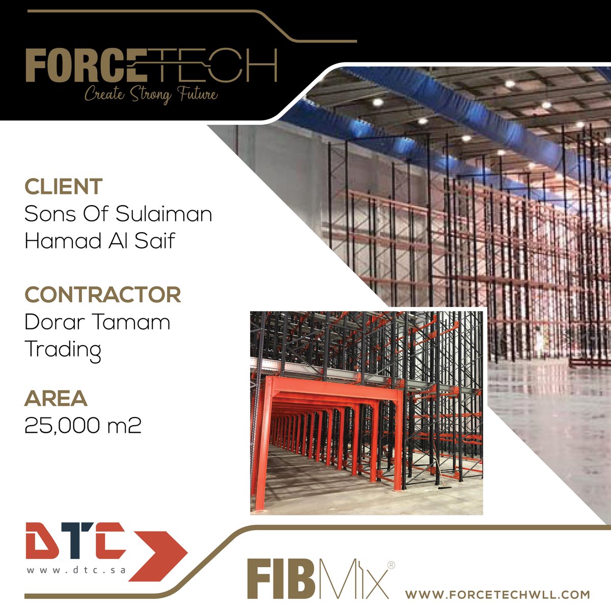 fibmix's tweet image. 25,000 Square meters, Another great project with Dorar Tamam Trading.
Thanks for your trust
#forcetech #steelfiber #fibmix #concrete #reinforcedconcrete #reinforcement