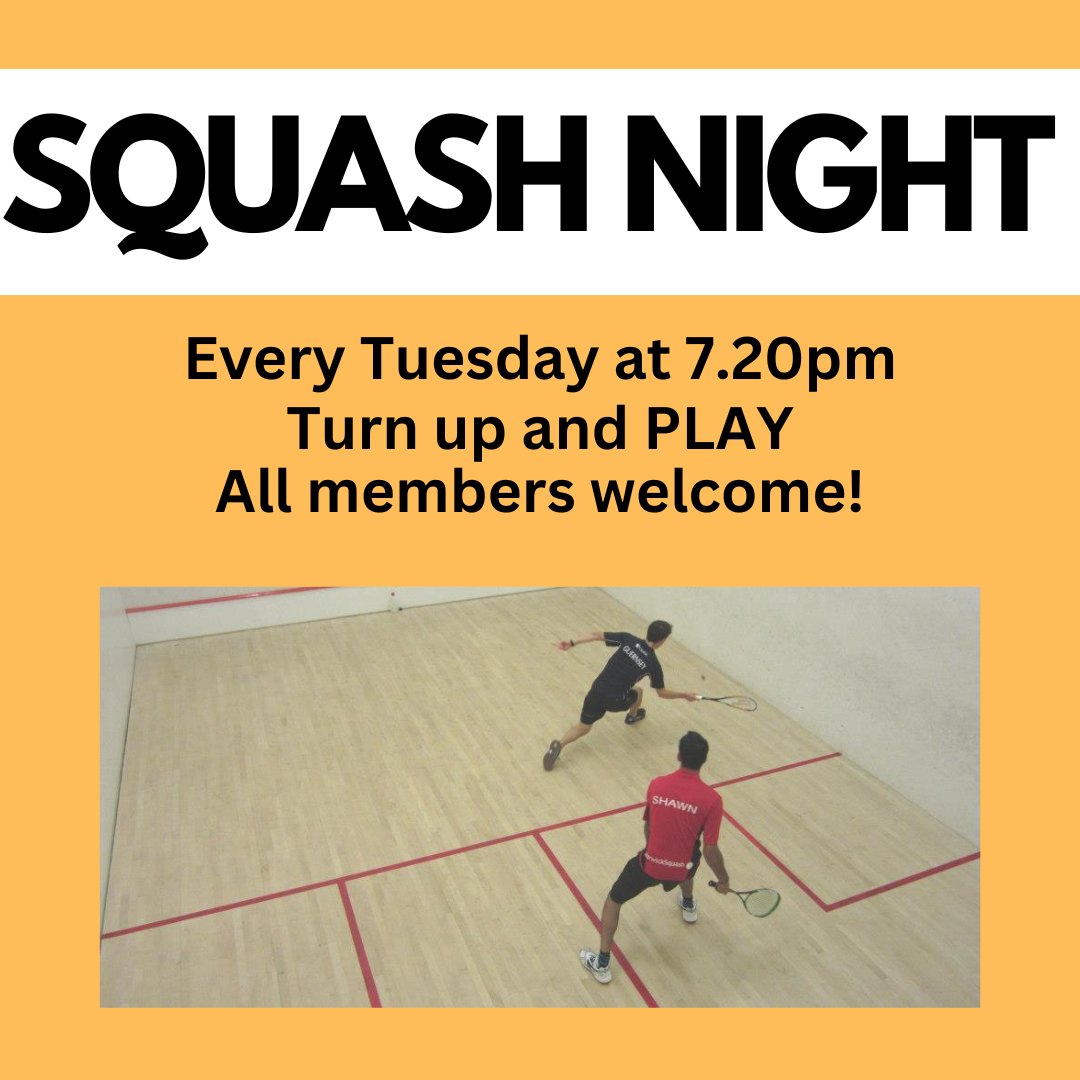 Come along every Tuesday 7.20pm-9pm!
Enjoy some beer and crisps while you're here!

#hassocks #squash #clubhouse #coffee #food #social #tuesday #fyp