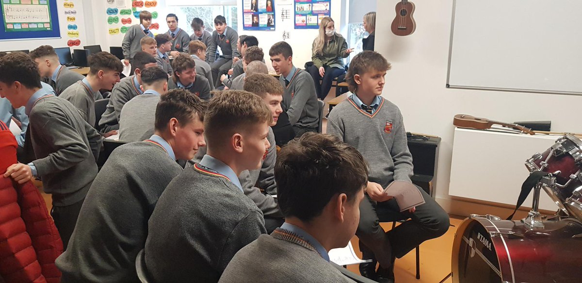 ArdscoilRisLimk's tweet photo. Some more images from rehearsal for our Transition Year students for this year's #Creativeshow "Sham Story De Real History of Limerick" with service users from @AvistaCLG and @LimerickYT. https://t.co/a9aQLSPVxx