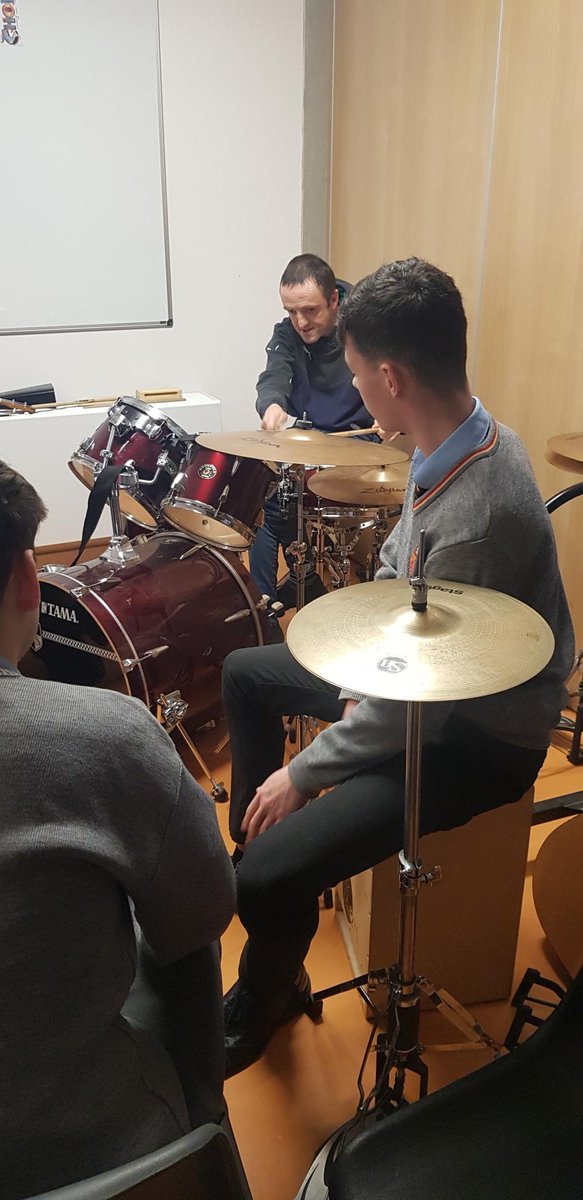 ArdscoilRisLimk's tweet photo. Some more images from rehearsal for our Transition Year students for this year's #Creativeshow "Sham Story De Real History of Limerick" with service users from @AvistaCLG and @LimerickYT. https://t.co/a9aQLSPVxx