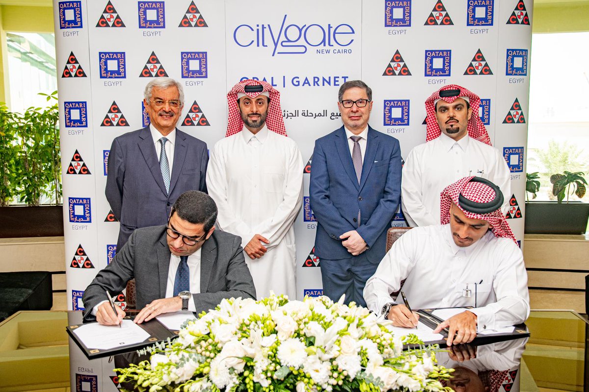 QNAEnglish's tweet image. #Qatari_Diar Inaugurates Construction of New Phase of #CityGate New Cairo
#QNA
ow.ly/Tjm950MQbKg