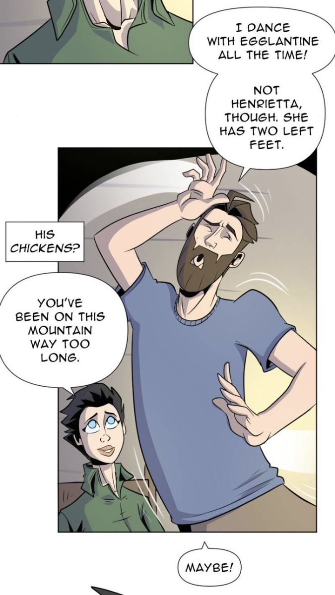 the__fortes's tweet photo. @webtooncanvas That would be when Nolan gets drunk, cranks his radio, and starts dancing! Certified “dorky” by commenters. https://t.co/KkwENJpK0Z