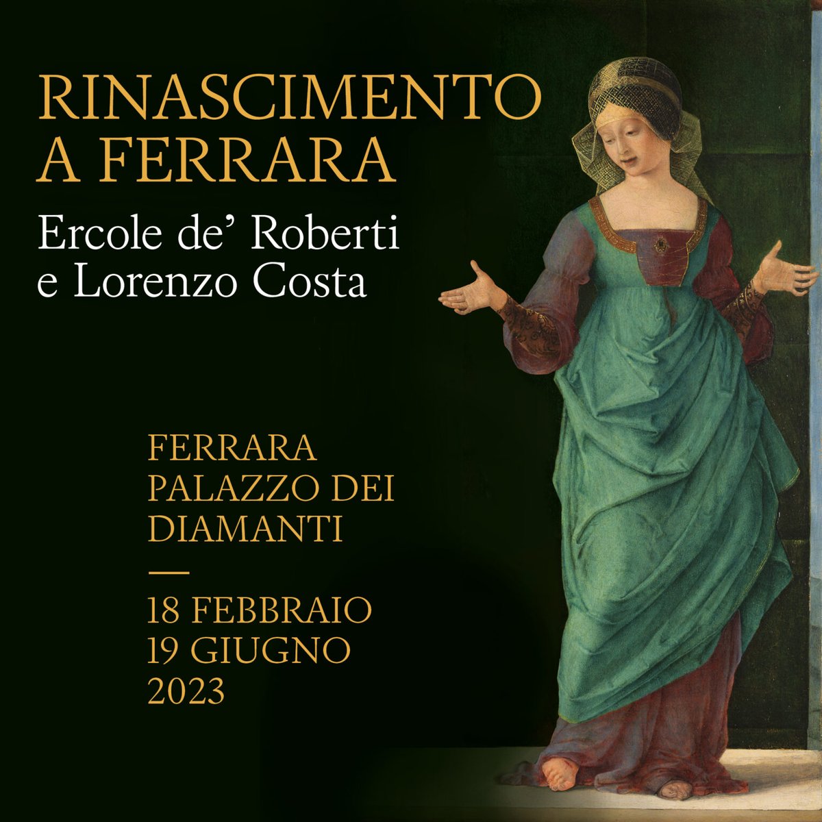 RomagnaTweet's tweet photo. Rinascimento a Ferrara

Ercole de’ Roberti e Lorenzo Costa

Ferrara, Palazzo dei Diamanti

18 febbraio – 19 giugno 2023

#Ferrara #palazzodeidiamanti #mostra #rinascimentoaFerrara #ercolederoberti #lorenzocosta #inemiliaromagna #inromagna #ravenna #forli #cesena #rimini #bologna https://t.co/kOp0DXpVG1