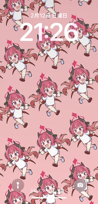 壁紙にしてみた 