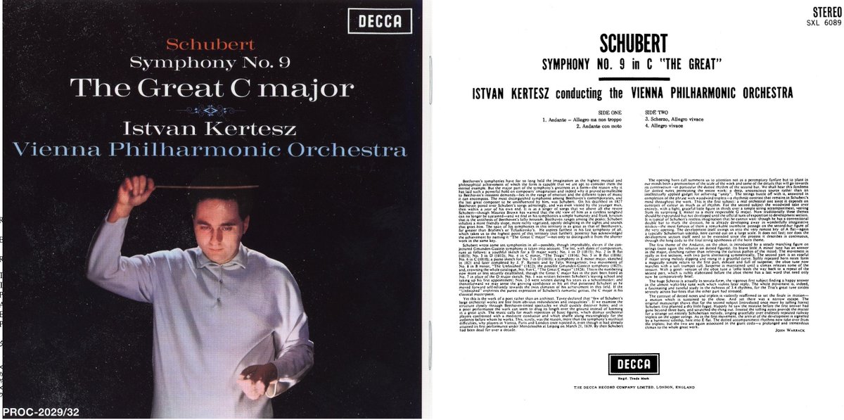 ジャケアルバム #omykalbmpic 00507
シューベルト
悪魔の別荘、フィエラブラス、イタリア風序曲第2番
ケルテス、VPO
最初の2曲は序曲然としていて締まっている。ウィンズ、ブラスの流れる活躍がお見事。
総じて力強いシューベルトを満喫の全集でした。