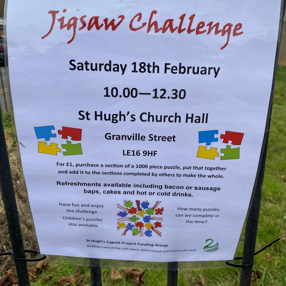 We know some of our members enjoy Jigsaw Puzzles. If you're one of them &amp; are free next Saturday why not check this out👇👇👇👇👇