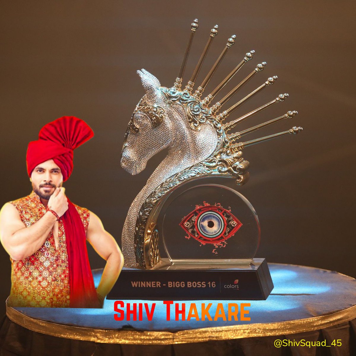 Hitman_Shiv's tweet photo. BB TROPHY AWAITS SHIV https://t.co/zgXrC1WOwd