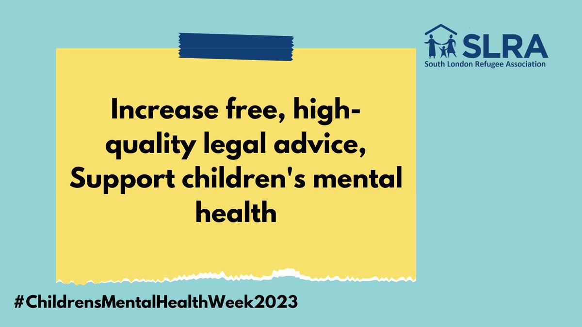 1/ 
The lack of free, high-quality legal advice has a huge negative impact on #ChildrensMentalHealth.  

The asylum- or other immigration processes are long and complicated. We need more and better support so that children understand the process and feel supporting during it.