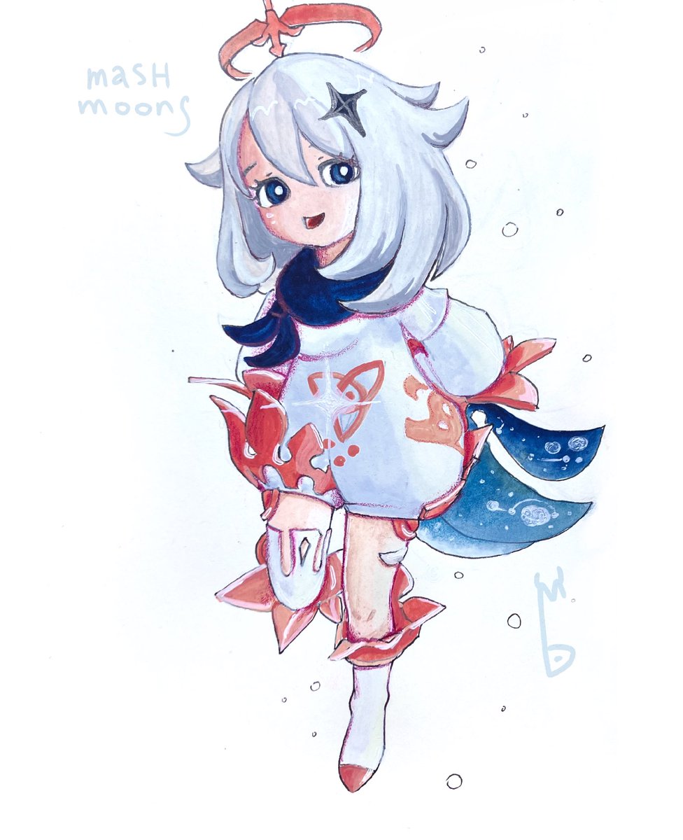 by_mashmoons's tweet photo. Paimon’s here!
#paimon #Genshin #genshinart #genshinimpactart #paimonart #gouache #painting #art #elmouseart #mashmoonsart https://t.co/Y4gBmLM0Jh