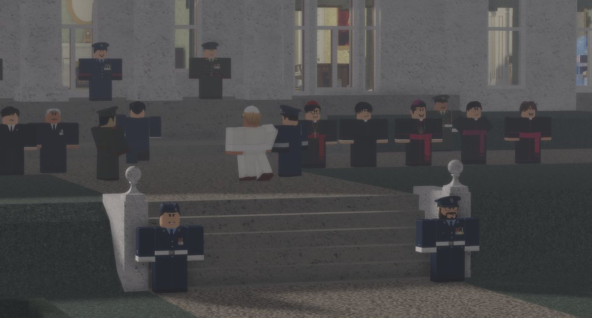 rbx_oglaigh's tweet photo. As part of the festivities of the Papal Visit, Óglaigh na hÉireann was honoured to provide the honour guard at Áras an Uachtaráin as our President welcomed the Holy Father. https://t.co/HSGLF2693z