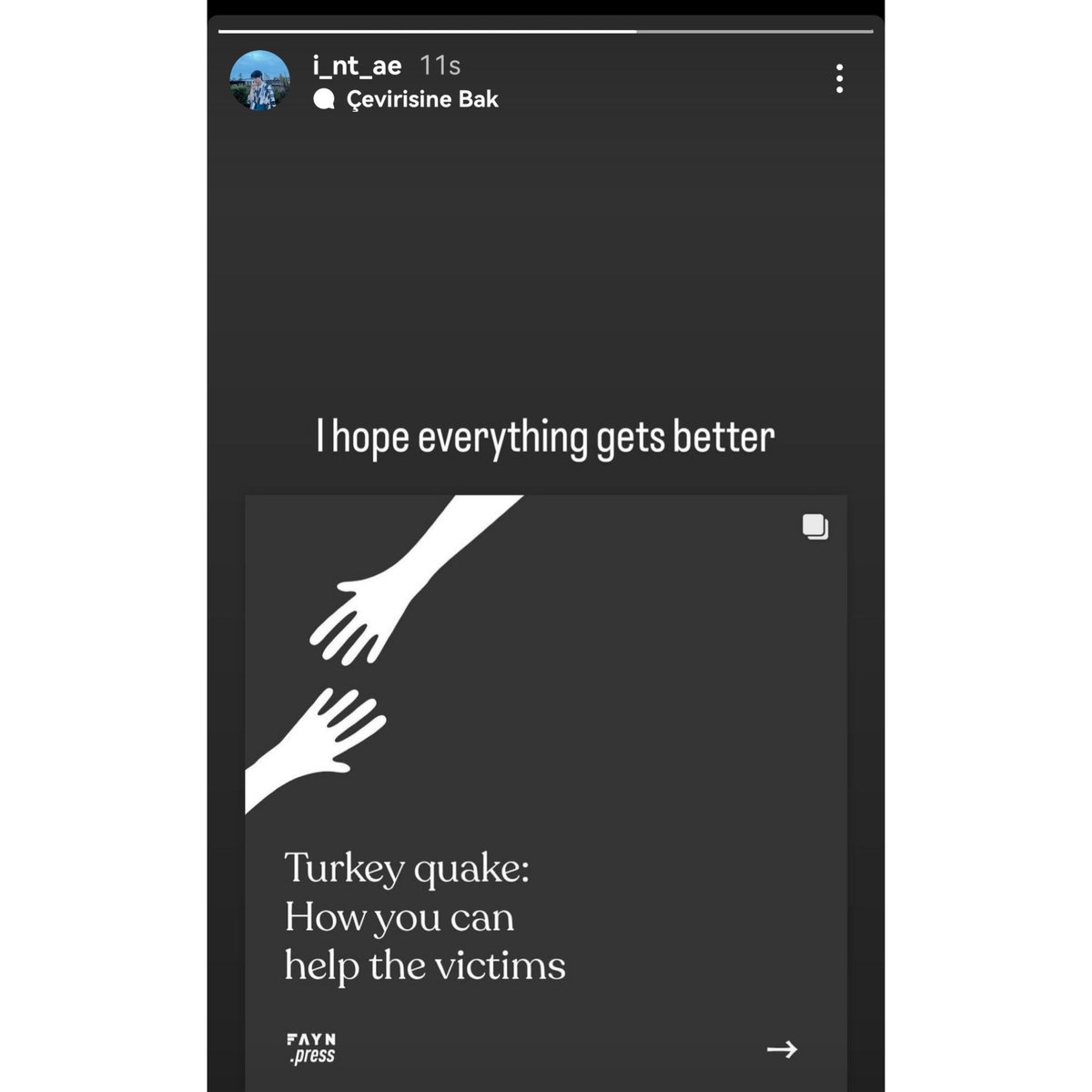 BL üyemiz İntae "Umarım her şey daha iyi olur" diyerek ülkemiz için dua ettiğini dile getirdi 😭

#BLACKLEVEL #INTAE