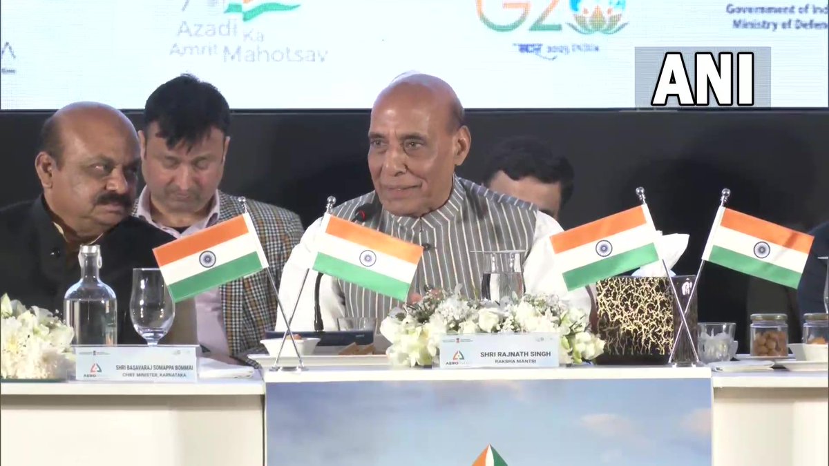 Aero India | We are in line to make it (engine) indigenously: Defence Minister R… Aero India | We are in line to make it (engine) indigenously: Defence Minister R…