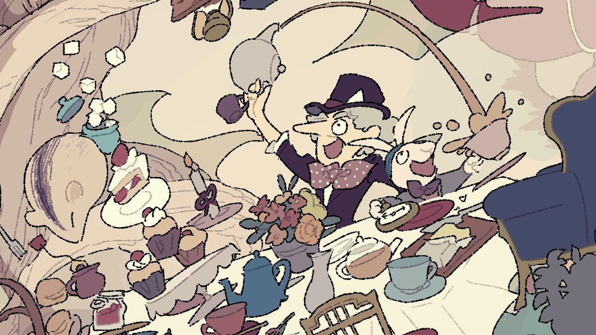 アリス 「装画はみっちり描いたのでよかったら隅から見てみてください 」|はしゃのイラスト