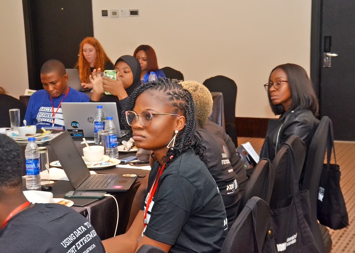 OladunjoyeBles1's tweet photo. Quite impactful and interesting, the training was fully loaded. Watch out for my in-depth story about the training session on Religious Freedom. Many thanks to @Code4Africa and @ICFJ for making this possible.

#ADDO 
#DataReligion 
#IntheNameoftheReligion https://t.co/8KIcbeVyVA