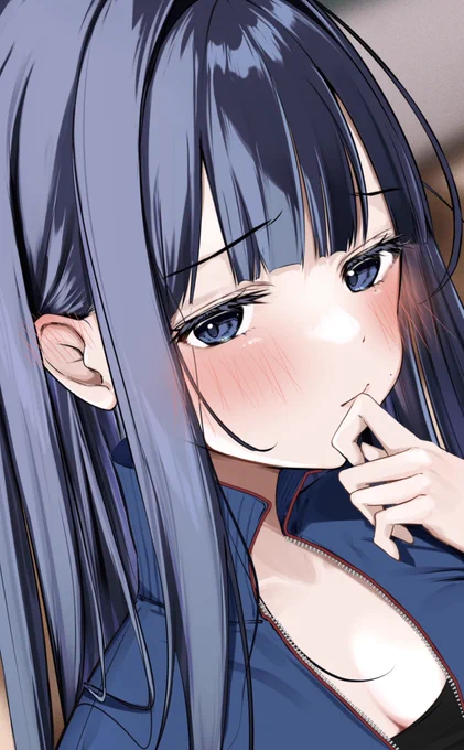 恋する照れ顔……ウッ 