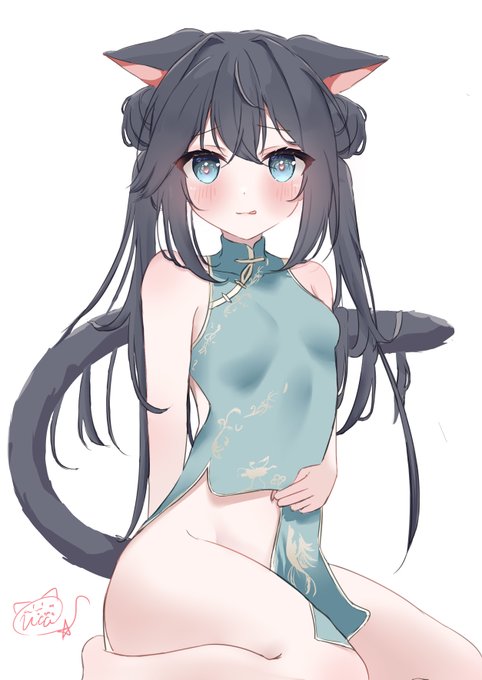 skeb 依頼絵です🐈🐈 