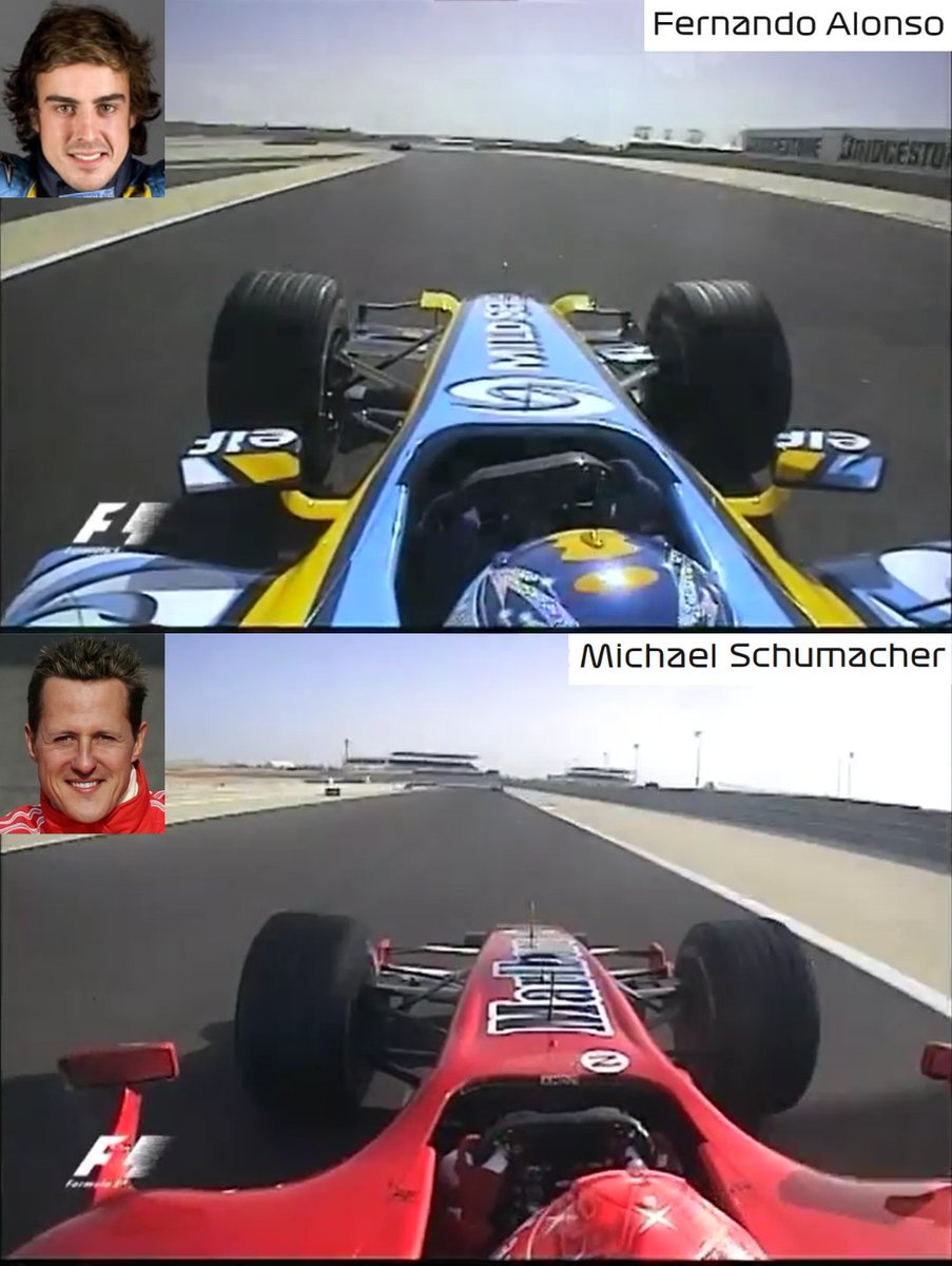 amendiluze's tweet photo. Vídeo-resumen de la temporada 2006 de F1:

Alonso y Schumacher mano a mano durante los 18 GPs del año 2006. 

La batalla más espectacular entre dos de los pilotos más grandes de todos los tiempos. https://t.co/fTzp45VUoF