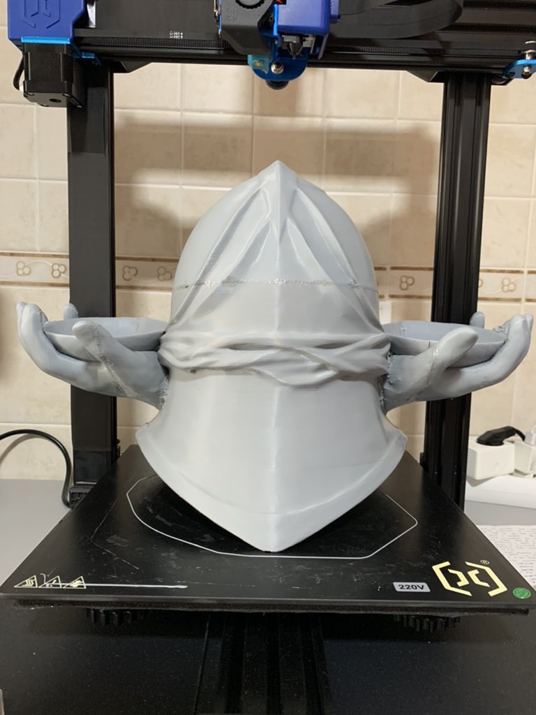 3d_voltio's tweet photo. Recien salido del horno el ultimo yelmo del caballero de dead by daylight.
#killersdbd #knightdbd #DeadbyDaylight https://t.co/wjWMhxB4mk