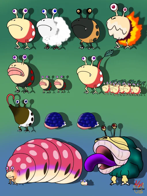 おやすみなさい。発売日が楽しみすぎるのでピクミンイラスト再掲。 