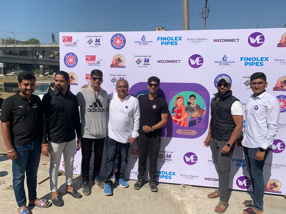 OfficialShejale's tweet image. worship earth foundation. 
mula mutha river cleanup drive.
appreciation &amp;amp; gratitude 🙏
#Pune #pune_event #mulamutha #punekar #environmental