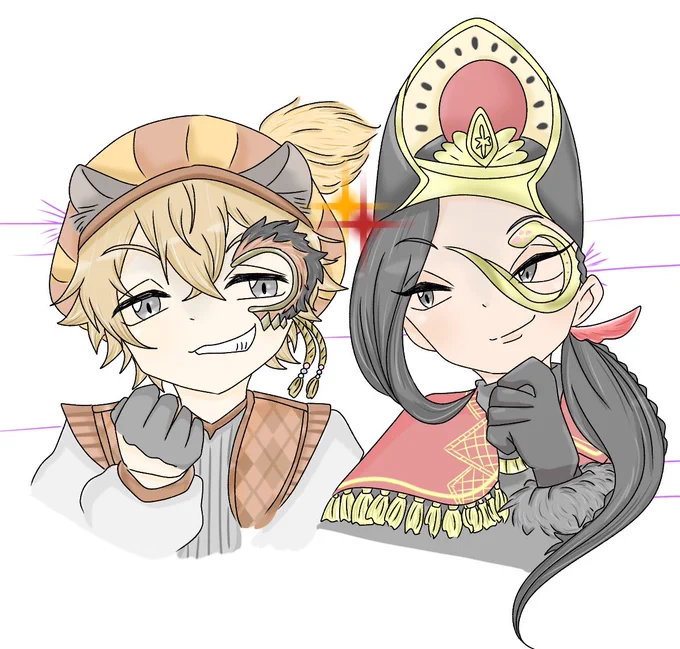 放置してたグロマス絵塗りました好きペア～ 