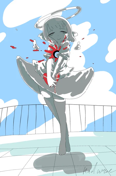 心を、全てを。#ワンドロ #お絵描き #イラスト 