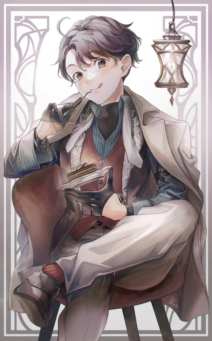タグ企画 #一次創作絵師拡散フェス03 に参加させていただきます!厚塗りと男子が好きですのんびり描いています…! 