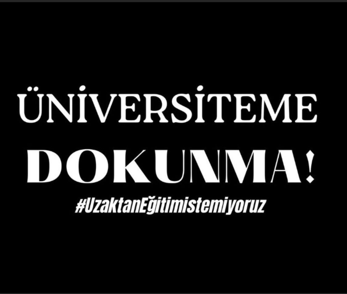 bcoban9165's tweet photo. ÜNİVERSİTEME DOKUNMA 🤚🏻 https://t.co/V0JPVOyVSp