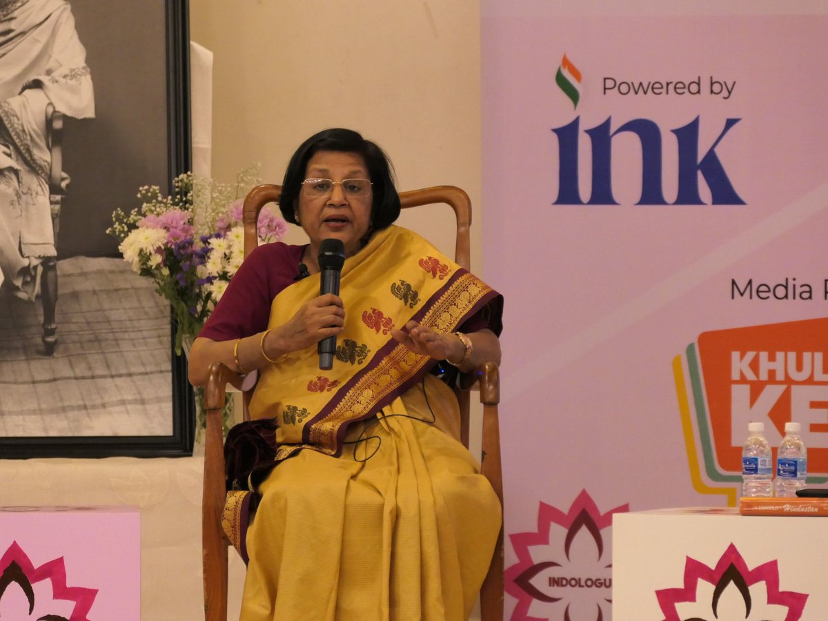 BluOneInk's tweet photo. Captivating conversation among literary experts! Historian Dr. Meenakshi Jain in conversation with @AloPal5 about her book ‘The Hindus of Hindustan: A Civilizational Journey’ at the #PLFBookTalks2023.

#PLFBookTalks #PLFBookTalks2023 #bluoneink #hotelatithi #puducherry #PLF2023 https://t.co/Jqwf215uUg