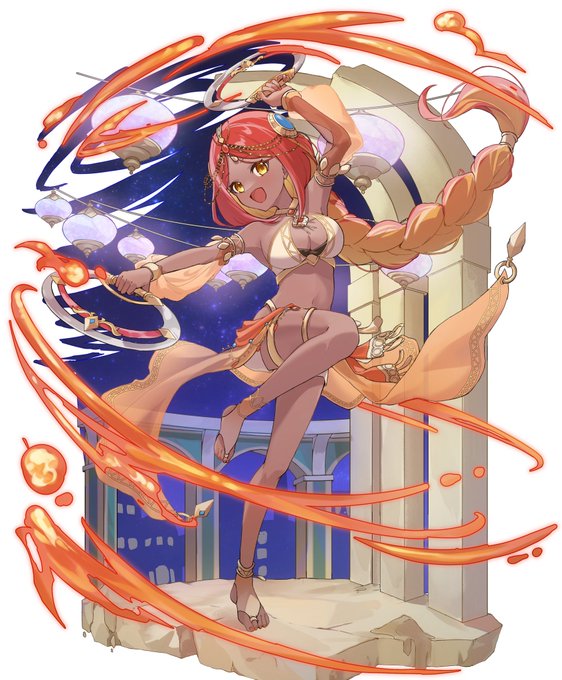 砂漠の国の踊り子です!
 #メルストイラコンユニットデザイン 