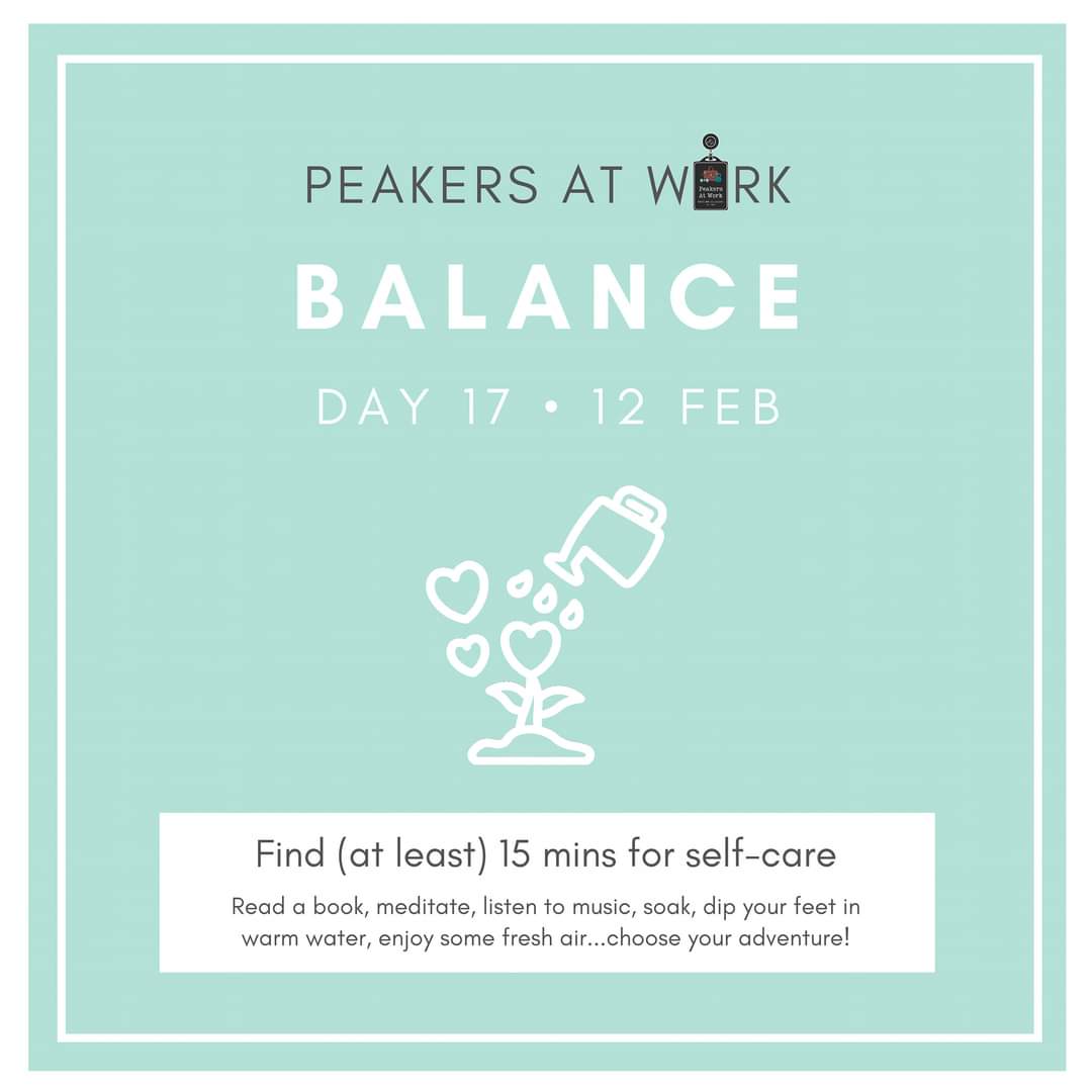 #PAWbalancechallenge day 17 It's self care Sunday! Enjoy 💙