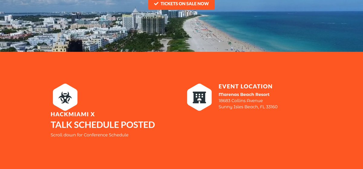 hackmiami's tweet image. All talks, workshops, and events have been posted at Hackmiami X Conference 2023. We have an incredible lineup of content. Join us this May 19-20 hackmiami.com #events #security #hackmiami %27 #hackersconference