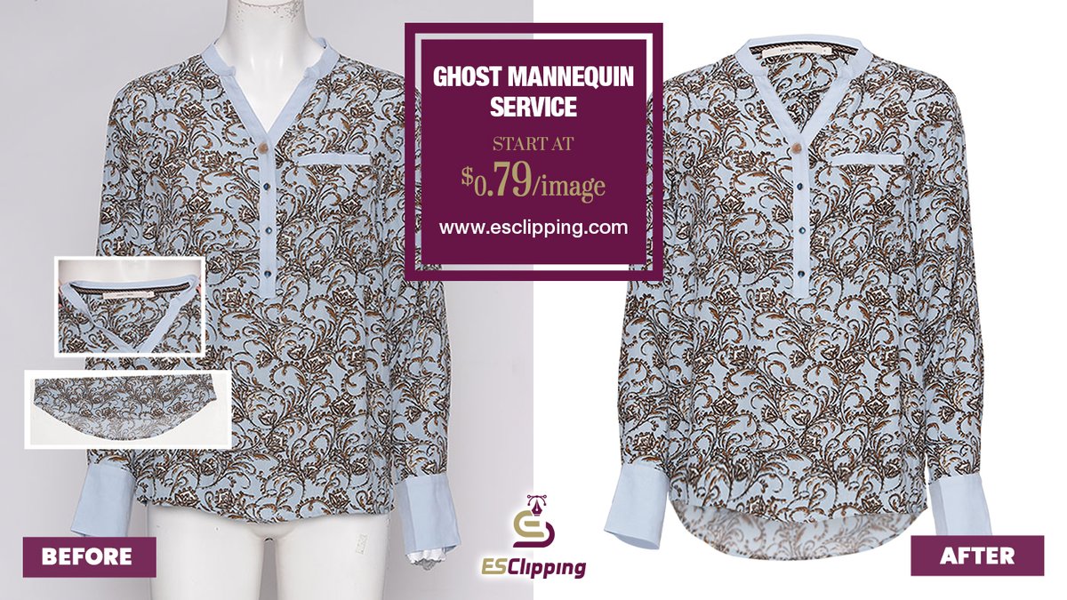 Ghost Mannequin service .
#ClippingPath #BackgroundRemoval #ShadowCreation #GhostMannequin #ImageMasking #PhotoRetouch #ColorChangesAndCorrection #EcommerceImages #VectorConversion #Bestcolorcorrection #jewelleryphotoeditingService 
For More Information - esclipping.com