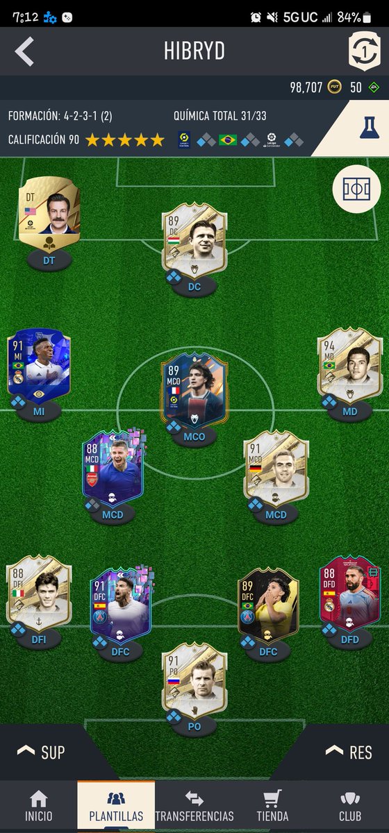Bloodshot141's tweet photo. @FutSheriff What to improve in my sbc team bros ? https://t.co/9hBYCUitgq