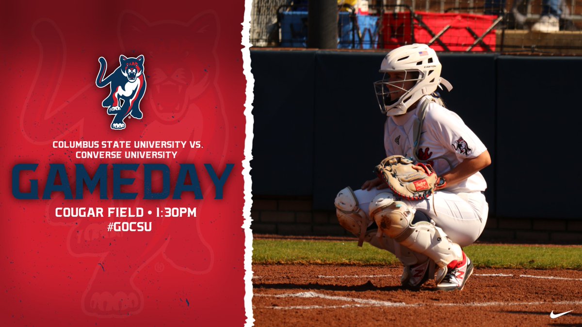 Let's try this again...

✨ 𝐆𝐀𝐌𝐄𝐃𝐀𝐘 ✨ 

🆚 Converse University 
🕜 1:30pm
🏠 Cougar Field 
🎥 bit.ly/3jLwgdj
📊 bit.ly/3EkLa1h 

Check out this link for another way you can support your Cougars!

bit.ly/3JY3CjP

#GoCSU🐾