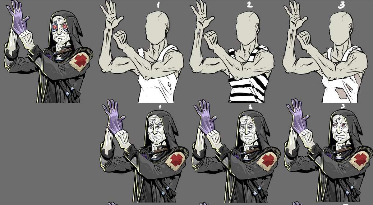 rogw_game's tweet photo. The generation of unique characters will go automatically. There will not be a single completely identical character in the game, which corresponds to the idea of NFT of the ERC 721 standard. In the meantime, a group of artists is working on details and characters. 
#raidersgame https://t.co/z3KJE8DVDE