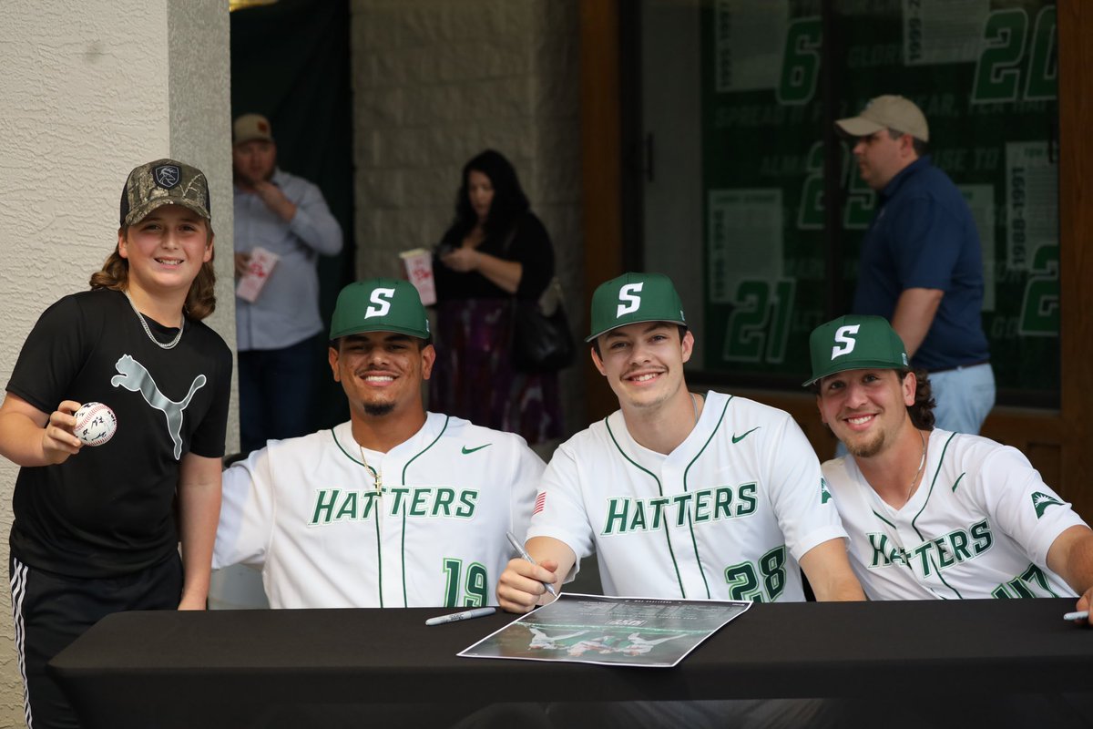 StetsonBaseball's tweet photo. We had a great time at last night’s ribbon cutting ceremony and we hope you did too! Thank you to everyone who came out to see the debut of the #returnoftheMAC 

See you this Friday for opening night! 🎩 https://t.co/KXVbRRBMD5