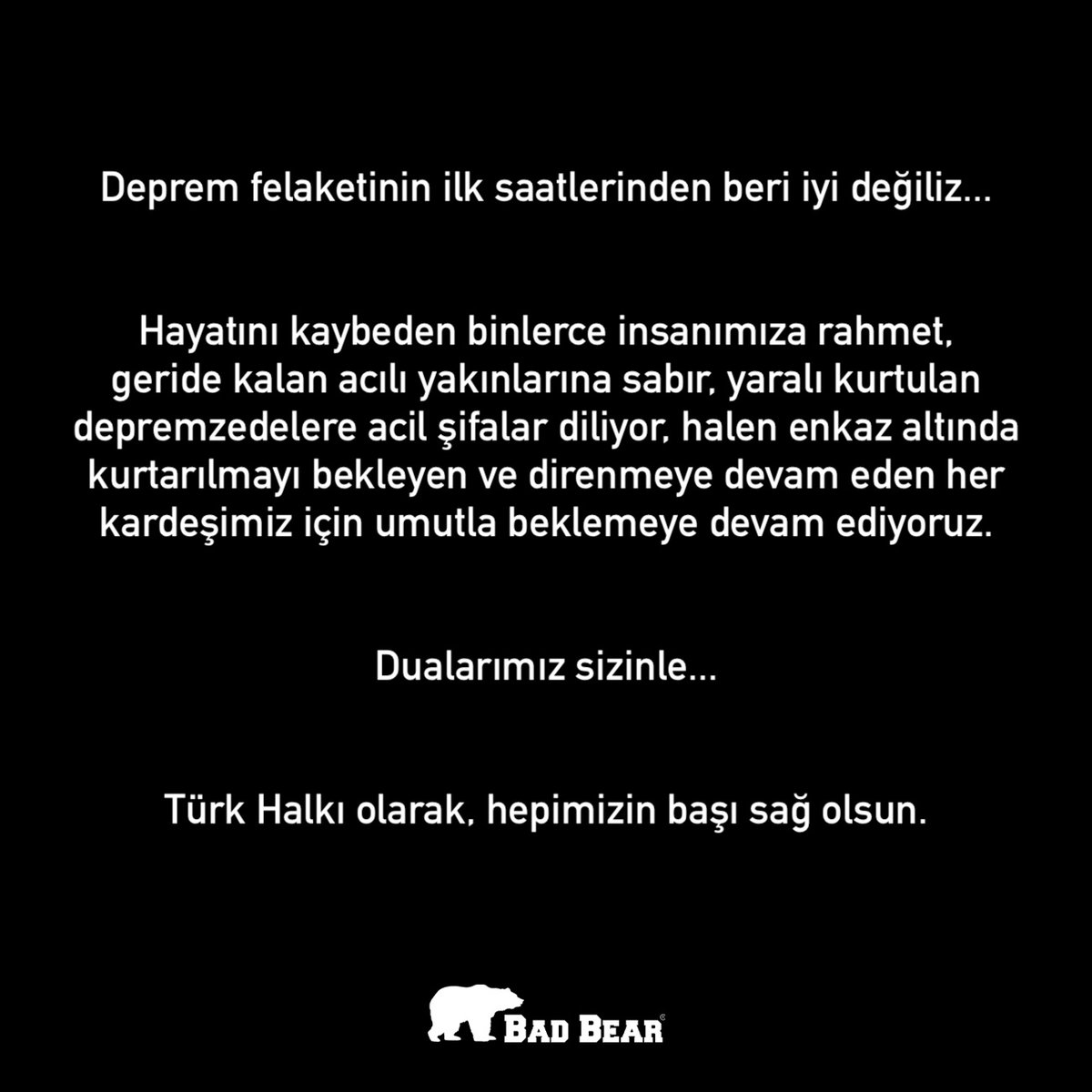 BadBearTR's tweet photo. Haluk Levent şöyle demişti: ''İnsan hiç kepçe olmak ister mi? Şu an olsam keşke...'' Bizde de farklı değil! #BEARinside https://t.co/dt6jqbAkpV