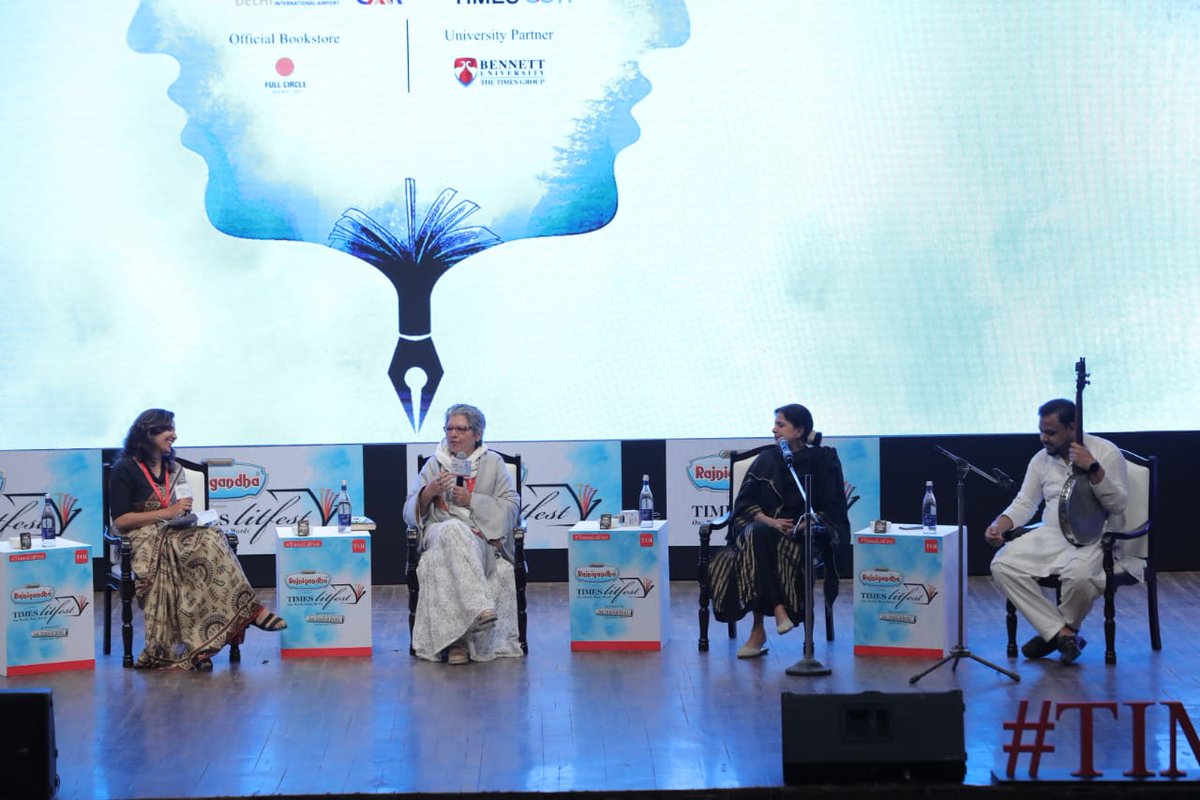 Experience the bliss of Sufism at #TimesLitFest with <a href="/iamrana/">Rana Safvi رعنا राना</a>, #ReneSingh and <a href="/KenaShree/">Kena Shree</a> talking and performing to put forth their ideas on the theme 'Living histories of Sufism in India'

#TimesofIndia #OneWorldManyWords