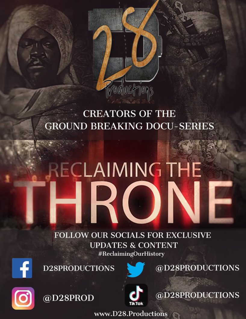 D28productions's tweet photo. Want to learn more about African American history this Black History month? Then check out Reclaiming the Throne on Tubi today! https://t.co/XsW49pe9vs