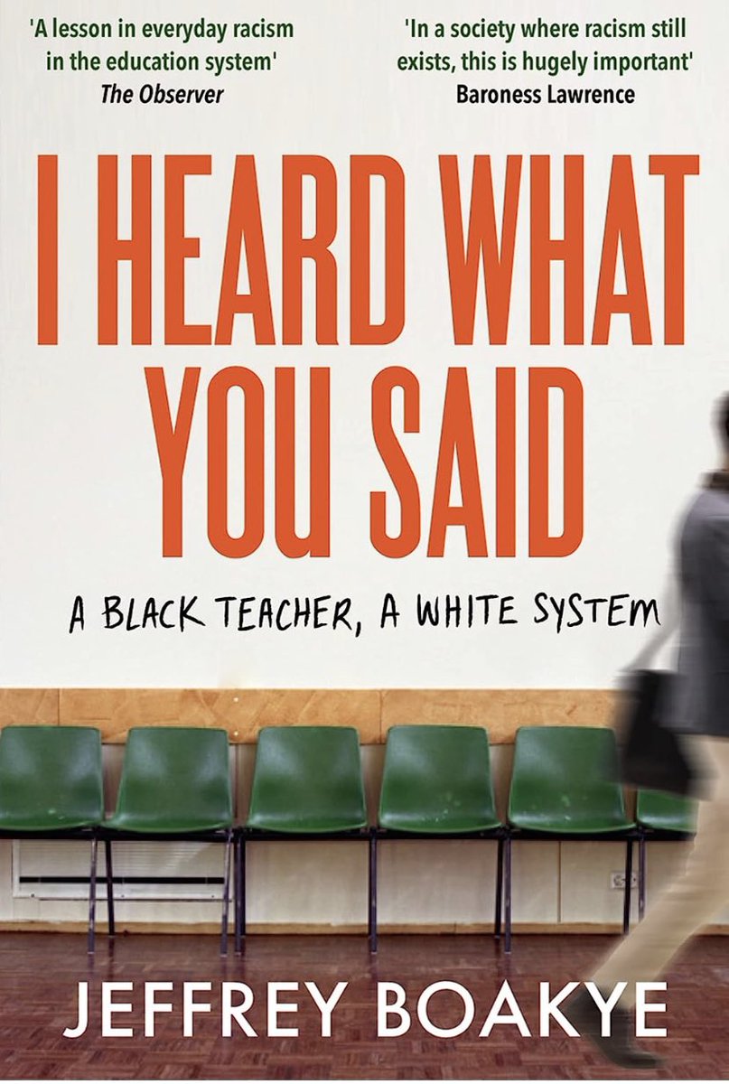 jeffreykboakye's tweet photo. “But Jeffrey, What can I do? 
“Where can I start?”
“I’m scared of getting it wrong”

I Heard What You Said has been helping so many educators find a way forward in their anti-racism journey. With the paperback out this May, I thought I’d compile a list of other recommendations: https://t.co/OWLVFhDvSb