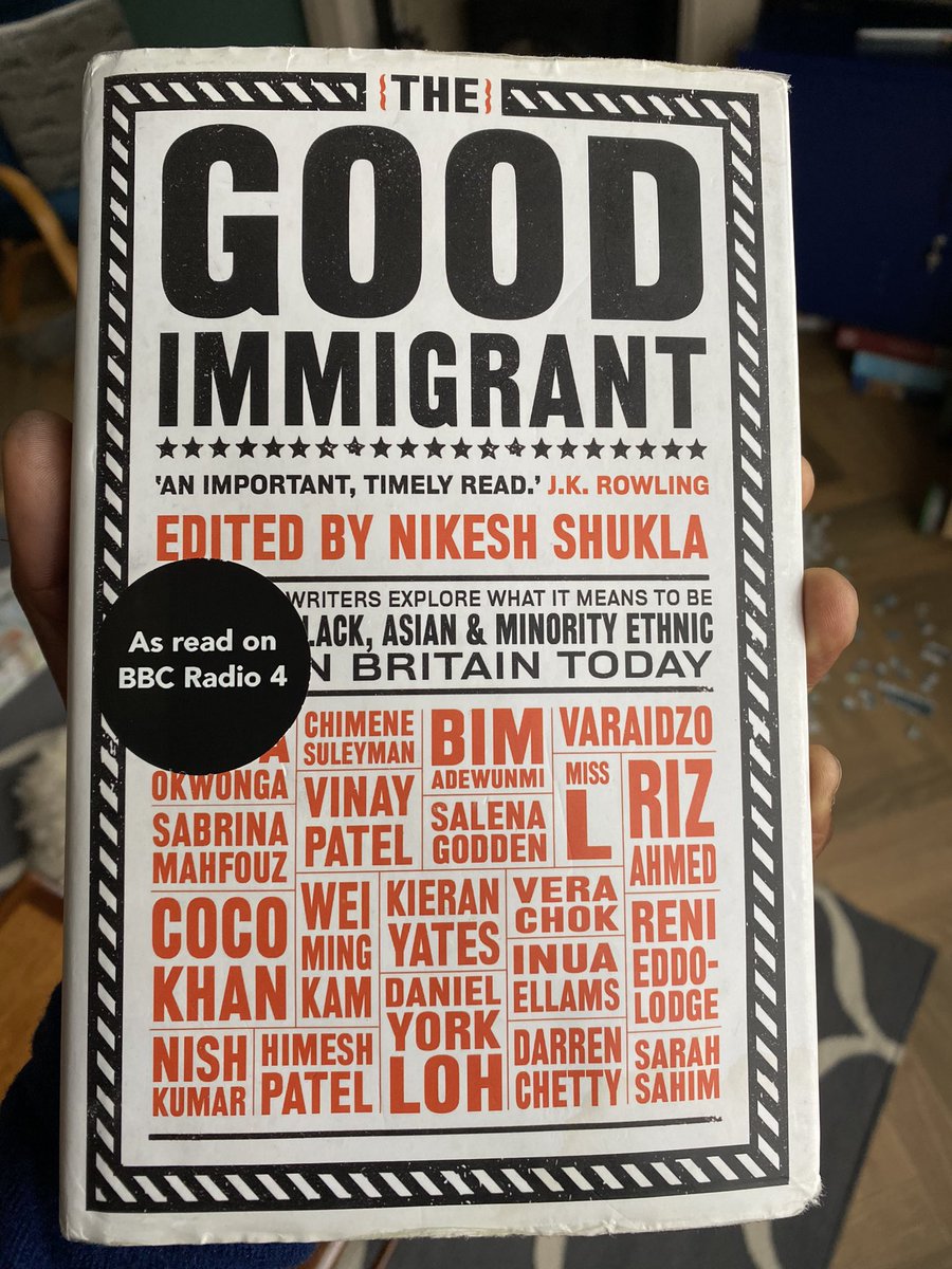 Jeffrey Boakye (@jeffreykboakye) on Twitter photo 2023-02-12 13:23:18 A modern classic for good reason. A 360 look at immigrant identity politics edited by Nikesh Shukla and @chimenesuleyman. So powerful and more relevant than ever in our understanding of contemporary identity politics. LOTS for teachers to unpack too. A modern classic for good reason. A 360 look at immigrant identity politics edited by Nikesh Shukla and @chimenesuleyman. So powerful and more relevant than ever in our understanding of contemporary identity politics. LOTS for teachers to unpack too.