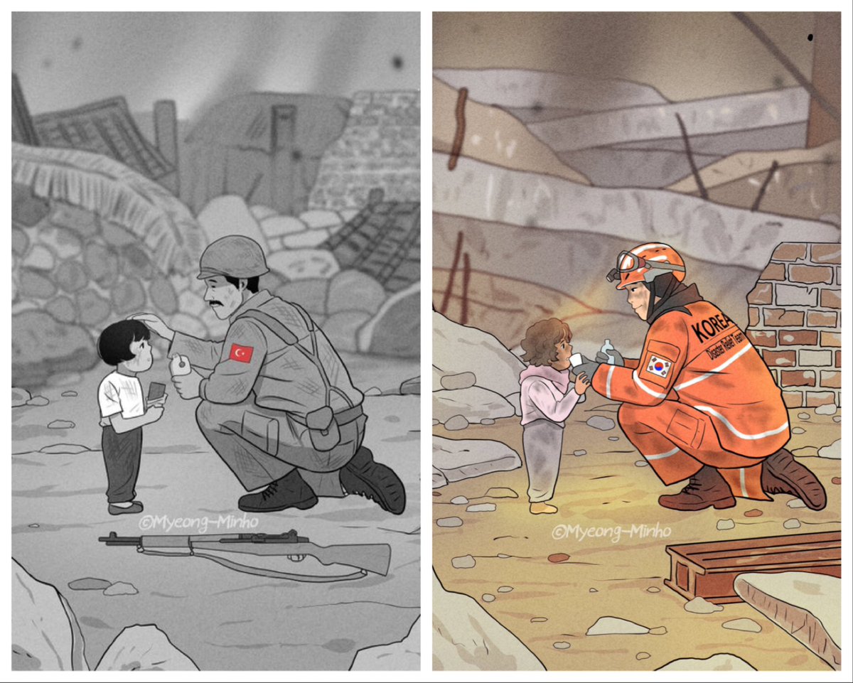 Sizler Kore’ye gelen Mehmetçik’i unutmadınız, bizler de bu zor günlerde yanımızda olan dostlarımızı unutmayacağız. Teşekkürler <a href="/Myeong_Minho/">Myeong_Minho</a>